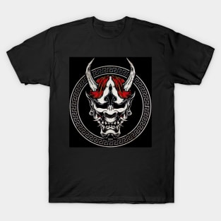 Demon Mask Samurai Japan T-Shirt